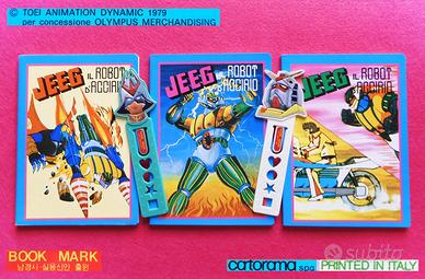 JEEG ROBOT Vintage QUADERNI anime manga 1979 TOEI