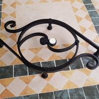 Poggiateglie Etnico in Ferro battuto