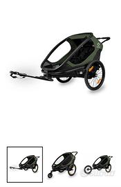Carretto bici Hamax verde oliva