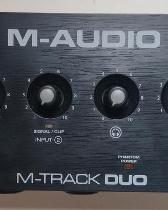 Interfaccia Audio USB M-AUDIO M-Track Duo 