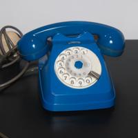 Telefono Sip Personalizzato Blu Vintage