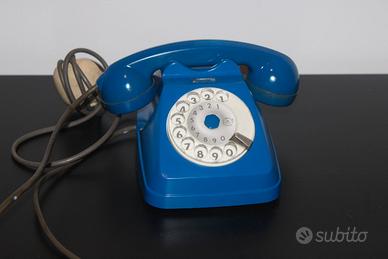 Telefono Sip Personalizzato Blu Vintage