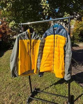 Norrona Guscio + Piumino & Casco Smith Mips