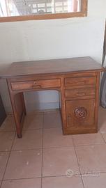 scrivania faggio anni 40 