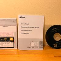 Accessori Nikon Coolpix S230 manuali e CD