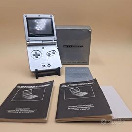 Nintendo Game Boy Advance SP Argento Completo CIB