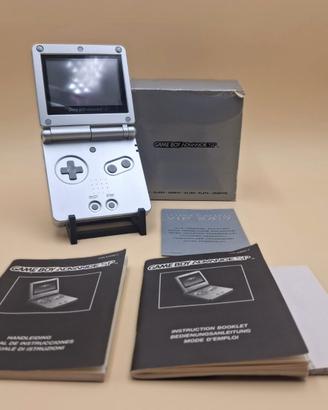 Nintendo Game Boy Advance SP Argento Completo CIB