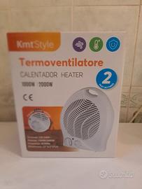 Termoventilatore-stufetta  KmtStyle 2000W – Nuovo