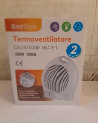 Termoventilatore-stufetta  KmtStyle 2000W – Nuovo