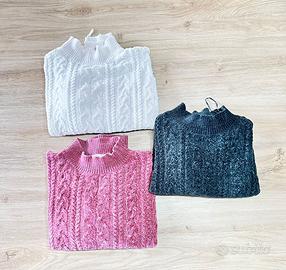 Lotto 3 maglioni donna