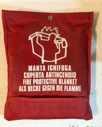Coperta antincendio ignifuga di emergenza