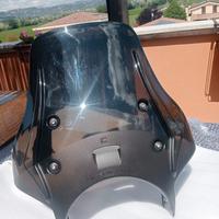 Parabrezza moto faro 7 pollici fumé 