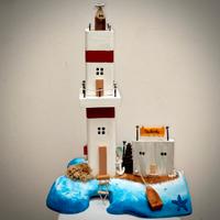 Faro fatto a mano, ispirato al Salento