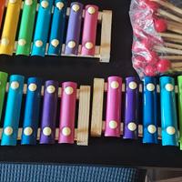18 Metallofoni più bacchette