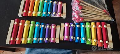 18 Metallofoni più bacchette