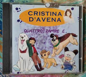 CD Cristina D’Avena - Quattro Zampe E (1999) Mint