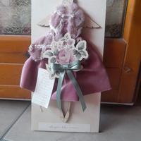 quadretto legno "Angelo delle emozioni "