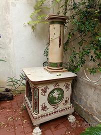 stufa a legno in ceramica 