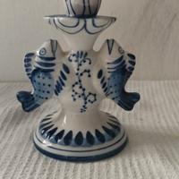 porta candela in ceramica vintage russo