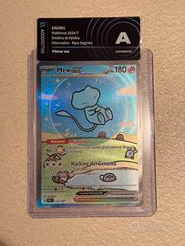 Mew ex alternative art destino di paldea