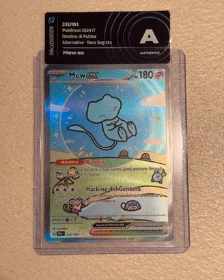 Mew ex alternative art destino di paldea