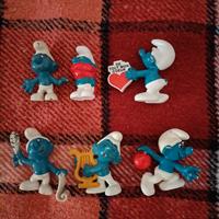 Puffi dal 1969 al 1974 in gomma 