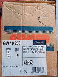 gewiss GW 10 203 prese bipasso e tappi