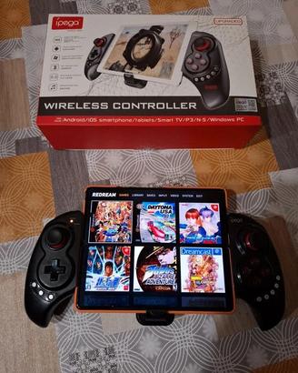 Joypad bluetooth estensibile,tablet e smartphone