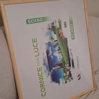 Cornice 50x60 legno naturale - Crilex "Tutta Luce"