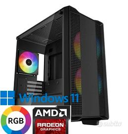 PC GAMING 12 CORE 16GB RAM 512GB RX 6600XT NUOVI🔥