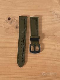 Cinturino Orologio Pelle Verde Oliva 20mm