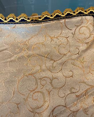 Copriletto matrimoniale vintage dorato 295X255 cm
