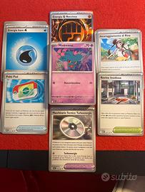 Lotto 41 Carte POKEMON -MISTE-creazione mazzi