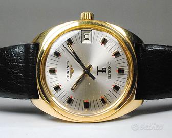 LONGINES ULTRONIC r.8625 cassa pesante oro 18k