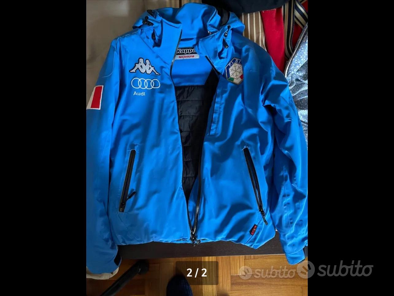 Giacca store kappa azzurra