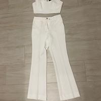 tailleur donna bianco 