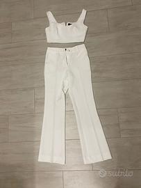 tailleur donna bianco 