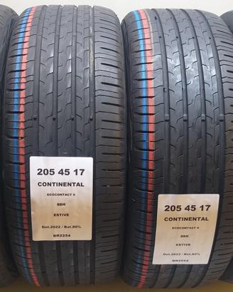 4 GOMME 205 45 17 CONTINENTAL BR2254