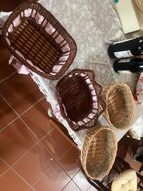 Cestini vimini set