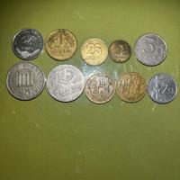 Lotto monete estere vintage 1970-2011