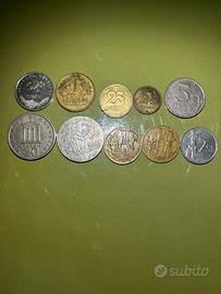 Lotto monete estere vintage 1970-2011