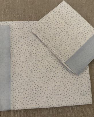 Lenzuolo e federa per culla della Prenatal