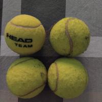 4 palline da tennis