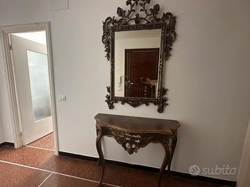 Consolle con specchio