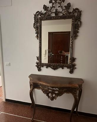 Consolle con specchio