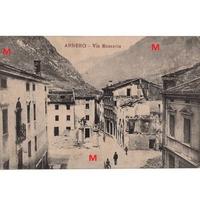Cartolina via Mezzavilla Arsiero (VI) bombardata