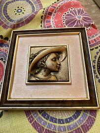 Quadro 18x18cm argento 925