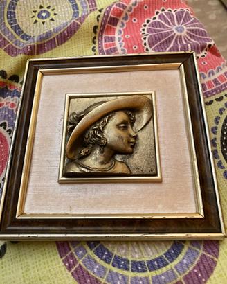 Quadro 18x18cm argento 925