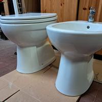 Coppia di sanitari water e bidet