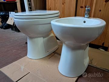 Coppia di sanitari water e bidet